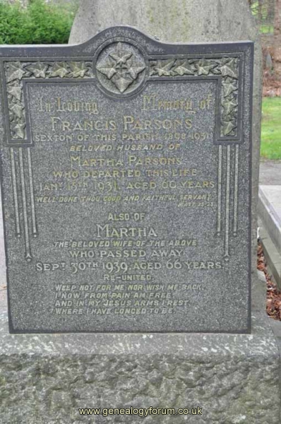 Parsons - Francis, Martha