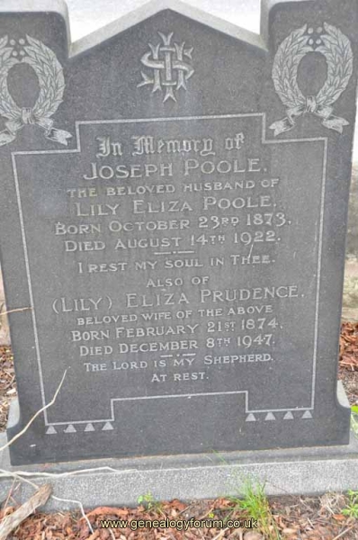 Poole - Joseph, Lily Eliza