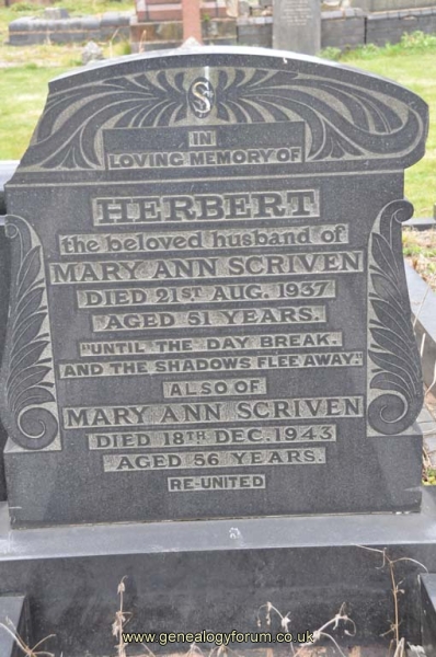 Scriven - Herbert, Mary Ann