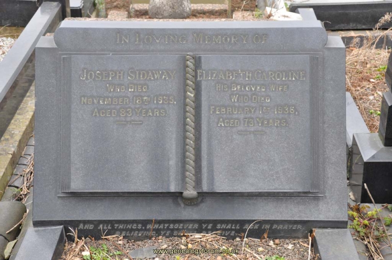 Sidaway - Joseph, Elizabeth, Caroline