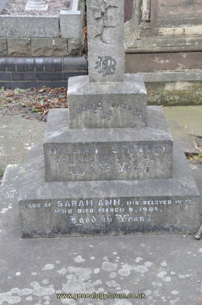 Stanley - William, Sarah Ann