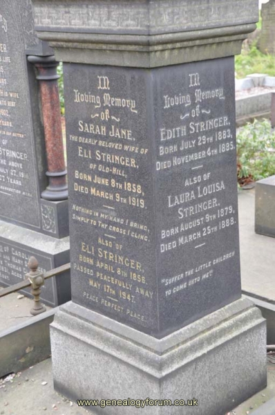 Stringer - Eli, Sarah Jane & Edith, Laura Louisa