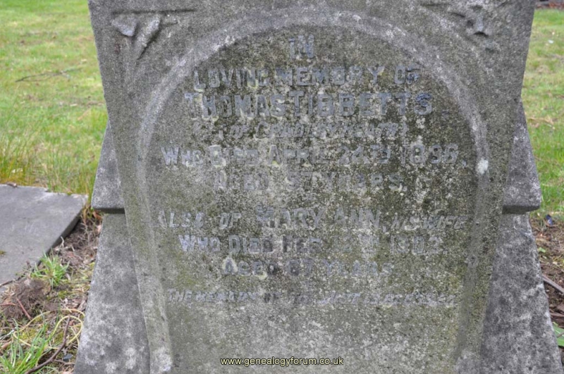 Tibbetts - Thomas, Mary Ann