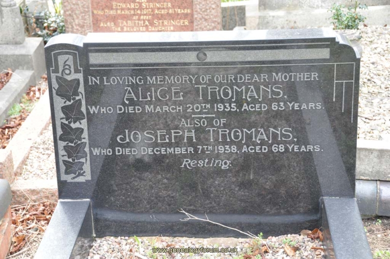 Tromans - Joseph, Alice