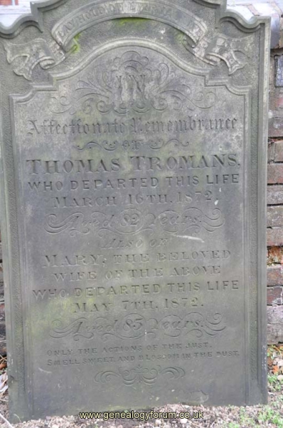 Tromans - Thomas, Mary