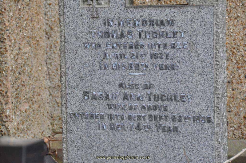 Tuckley - Thomas, Sarah Ann