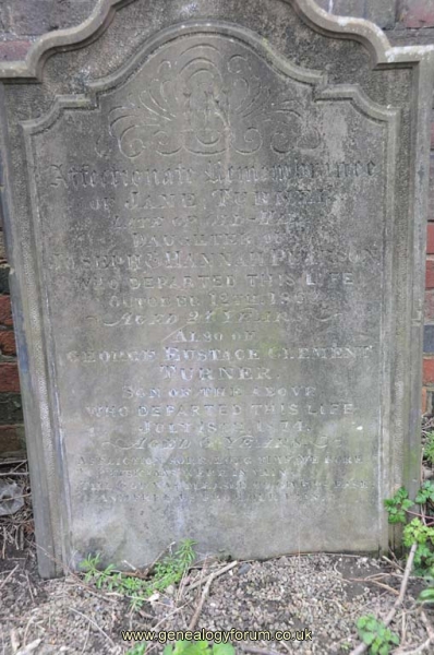 Turner - Jane (nee Pearson) & son George Eustace
