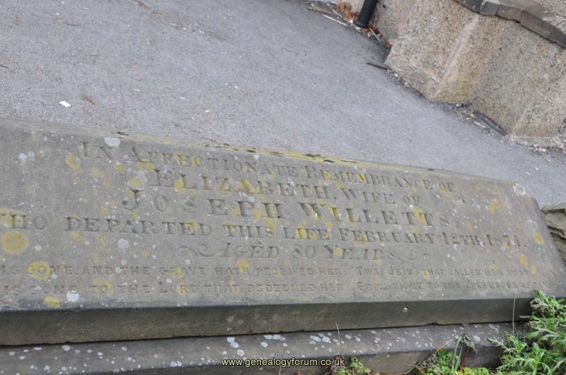 Willetts 1 - Elizabeth (wife of Joseph)