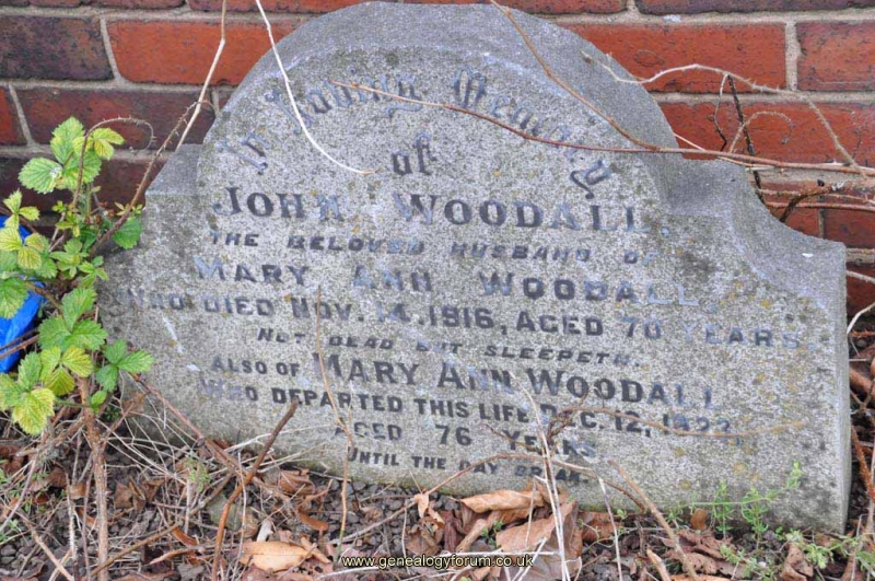 Woodall - John, Mary Ann