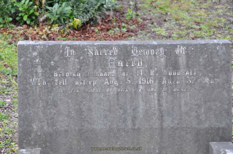 Woodhall - Harry (husband of M R)
