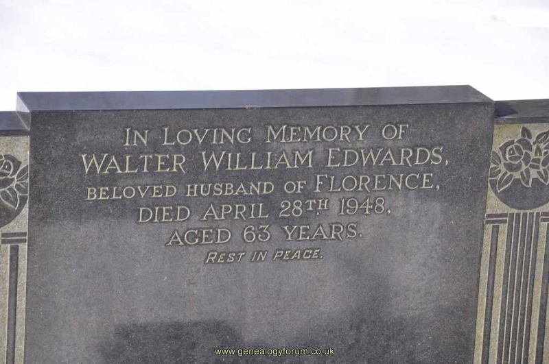 Edwards - Walter William (husband of Florence)