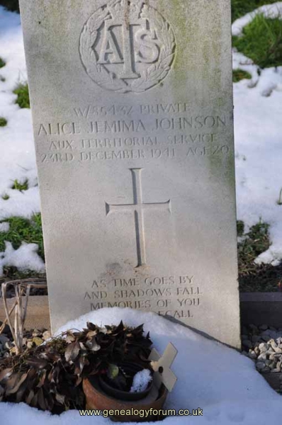 Johnson - Pte. Alice Jemima