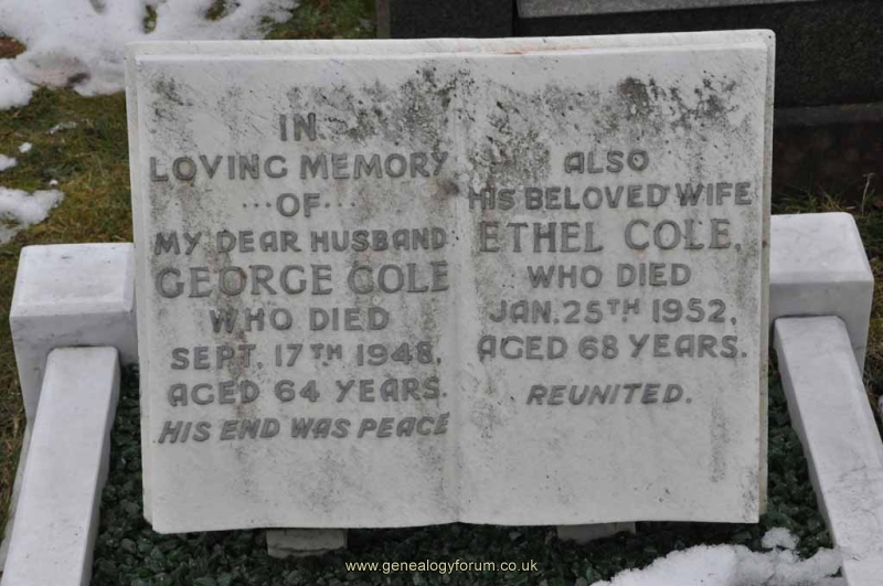 Cole - George, Ethel