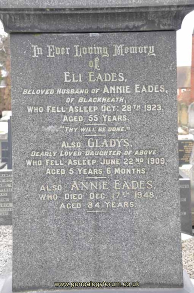 Eades - Eli, Annie & dau Gladys