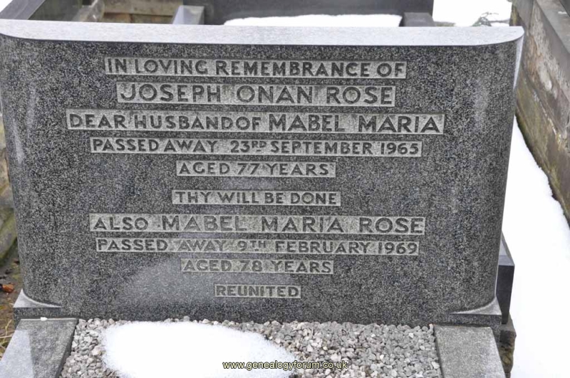 Rose - Joseph Onan, Mabel Maria