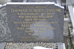 Taylor - Thomas Harold, Alice