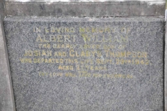 Thompson - Albert William (son of Josiah & Gladys)