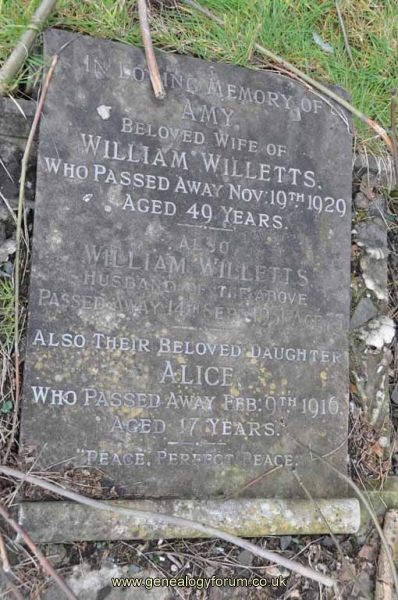 Willetts - William, Amy & dau Alice