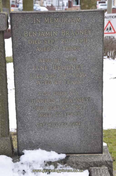 Bradney - Benjamin, Jane & son Charles