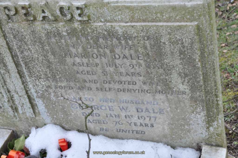 Dale - George W, Marion