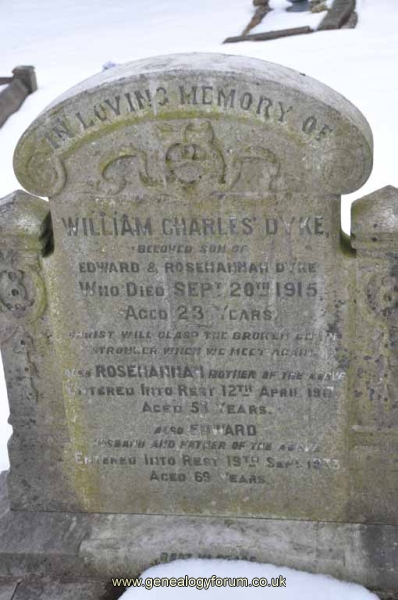 Dyke - Edward, Rosehannah & son William Charles
