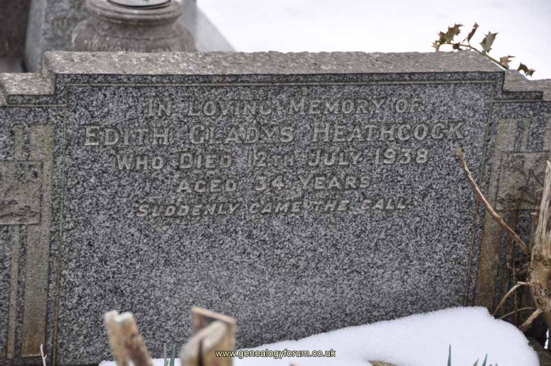 Heathcock - Edith Gladys