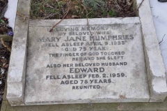Humphries - Edward, Mary Jane