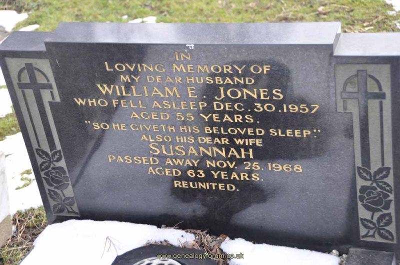 Jones - William E, Susannah