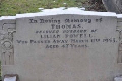 Powell - Thomas (husband of Lilian)