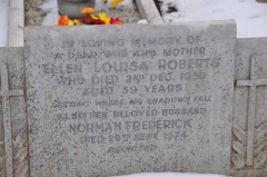 Roberts - Norman Frederick, Ellen Louisa