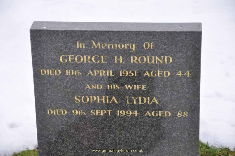 Round - George H, Sophia Lydia