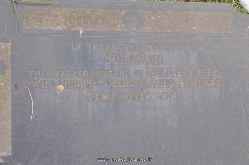 Smith - Solomon (husband of Nellie)
