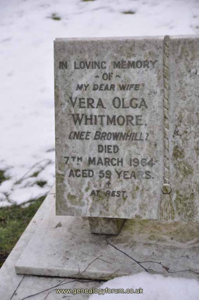 Whitmore - Vera Olga (nee Brownhill)
