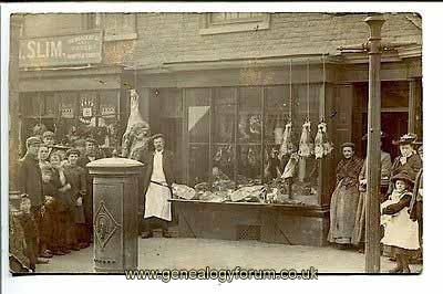 Cradley Heath - Butchers Shop circa 1900