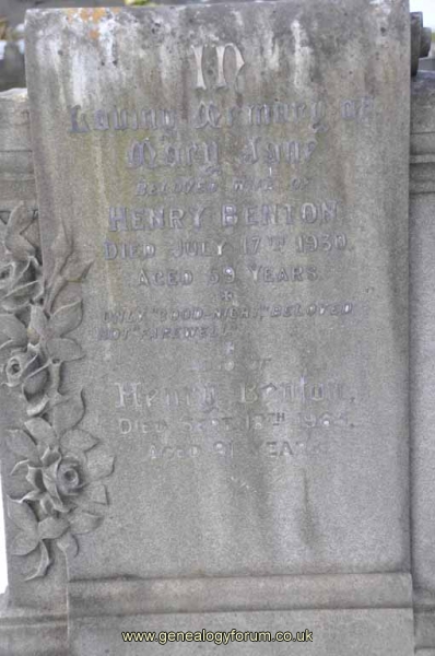 Benton - Henry, Mary Jane