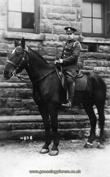 Frederick Horace Dodd - Driver - Royal Field Artillery 1914