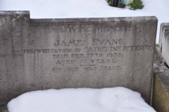 Evans - James (father of Catherine Roberts)