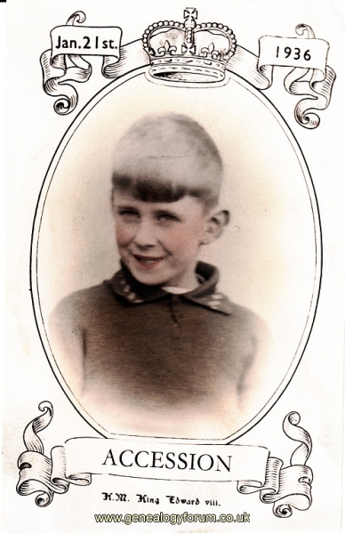 Frederick John Dodd - King George VIII Accension Photo