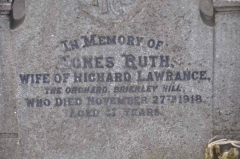 Lawrance - Agnes Ruth (wife of Richard)