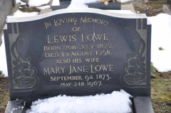 Lowe  - Lewis, Mary Jane