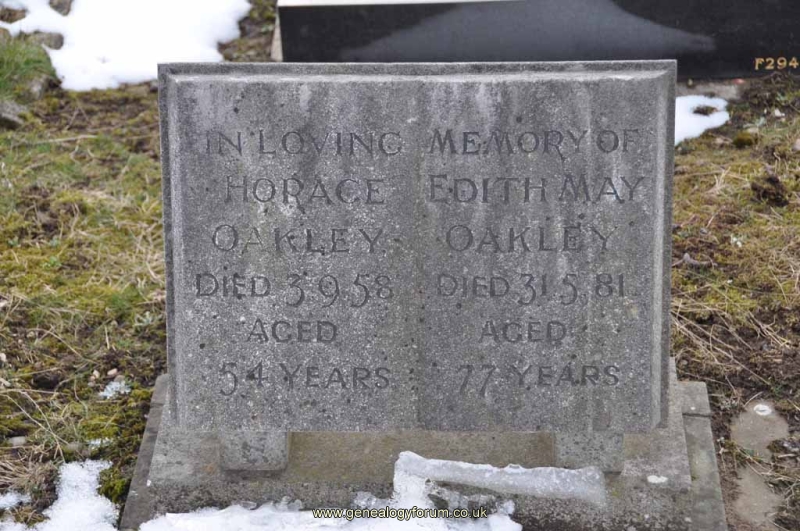 Oakley - Horace, Edith May