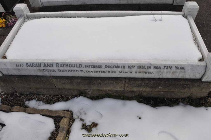 Raybould 1 - Sarah Ann & dau Dora