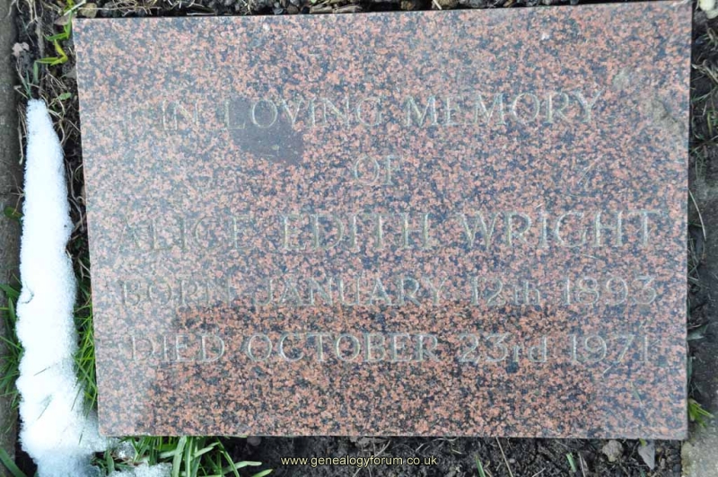 Wright - Alice Edith