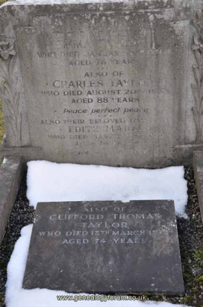 Taylor - Charles, Emma & Edith Mabel & Clifford Thomas