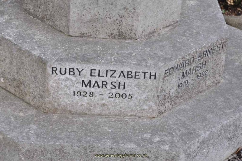 Marsh 1 - Ruby Elizabeth & Edward Ernest