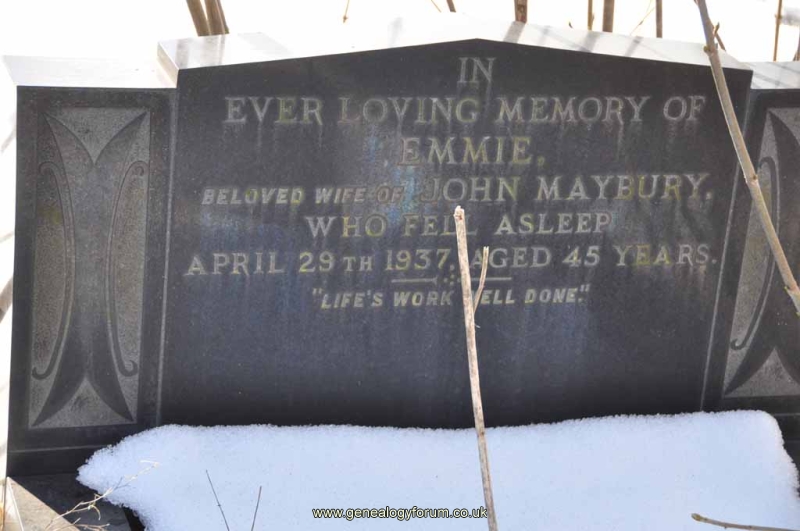 Maybury - Emmie (wife of John)