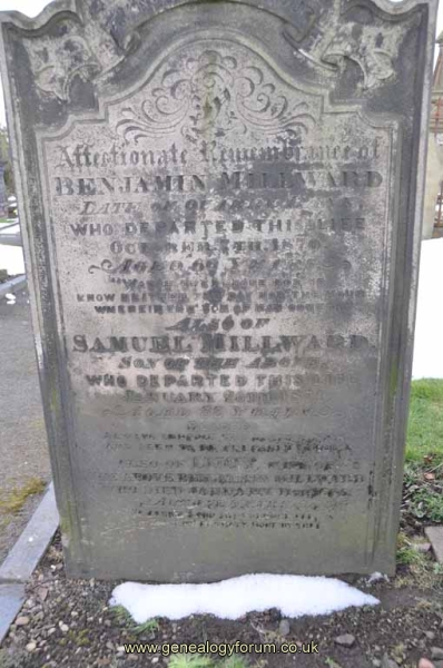 Millward - Benjamin, Lucy & son Samuel
