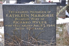 Myles - Kathleen Marjorie (wife of Richard)