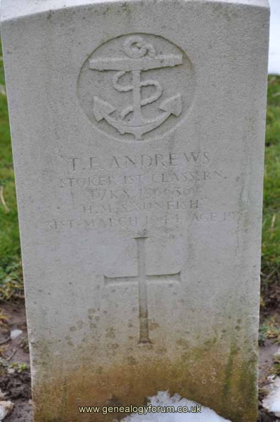 Stoker T E Andrews (KIA)