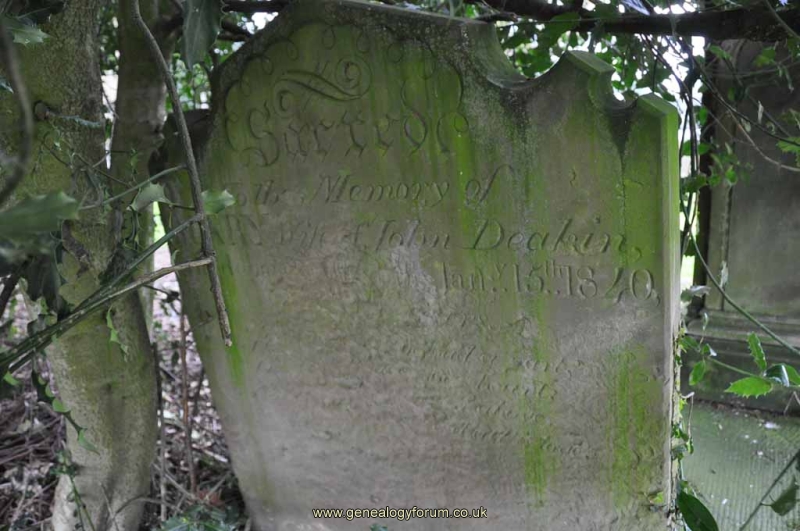 Deakin - Mary (wife of John)